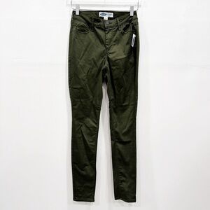 Old Navy High Rise Rockstar Super Skinny Jeans in Royal Pine Green Size 2